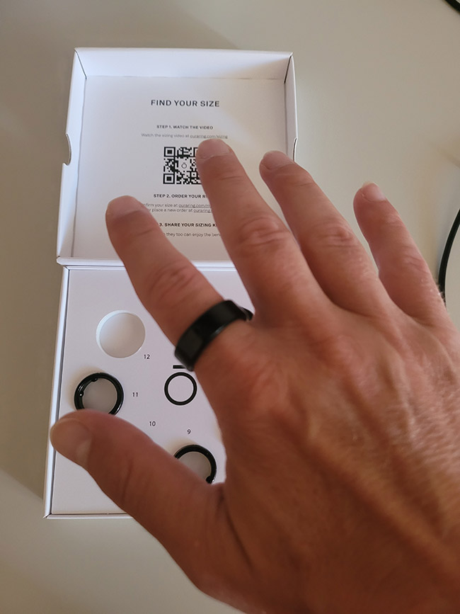 Misurazione anello - Oura